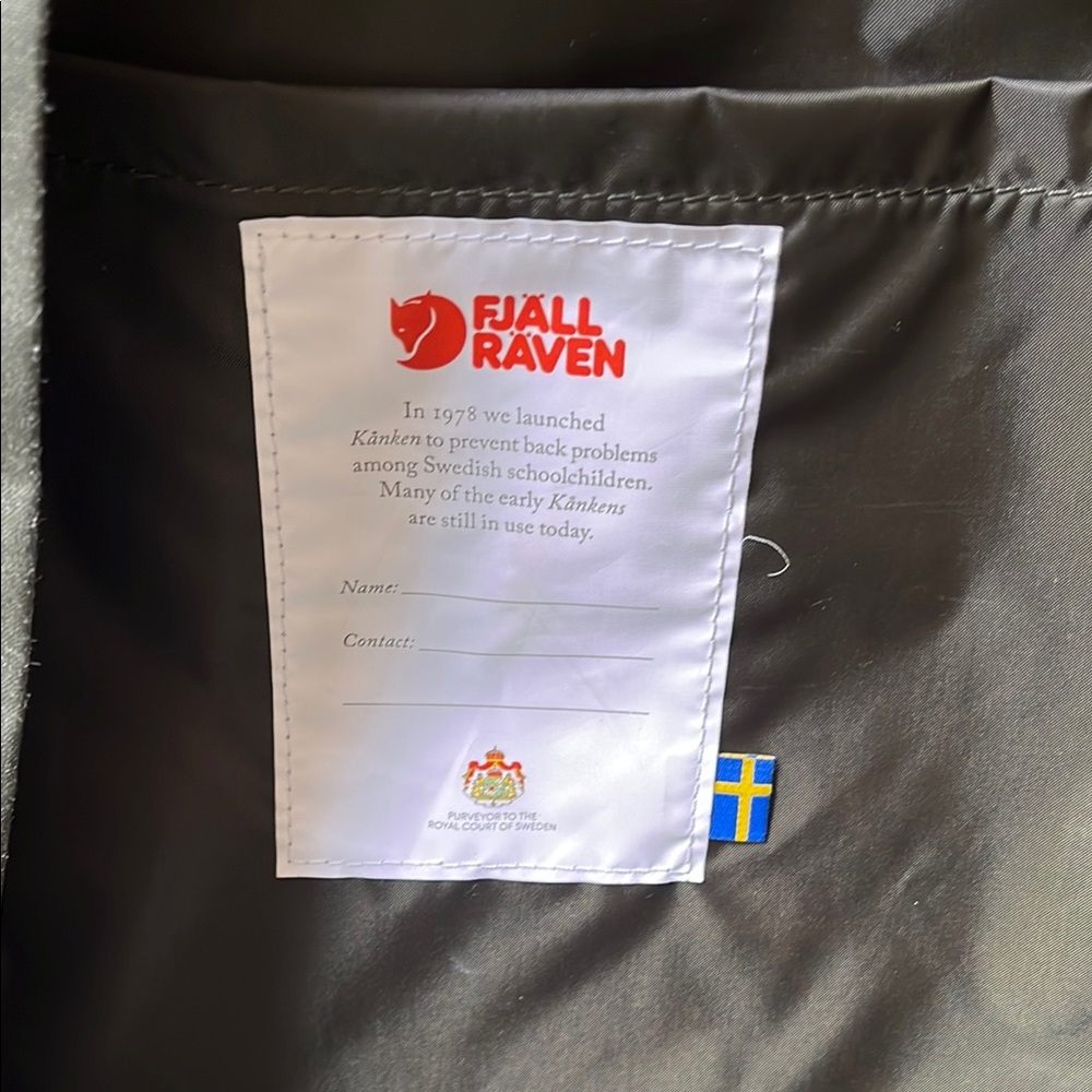 Fjällräven dark green Backpack